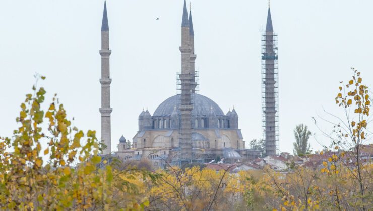 Edirne hazan renklerine büründü