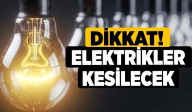 Edirne’de 3 saatlik elektrik kesintisi