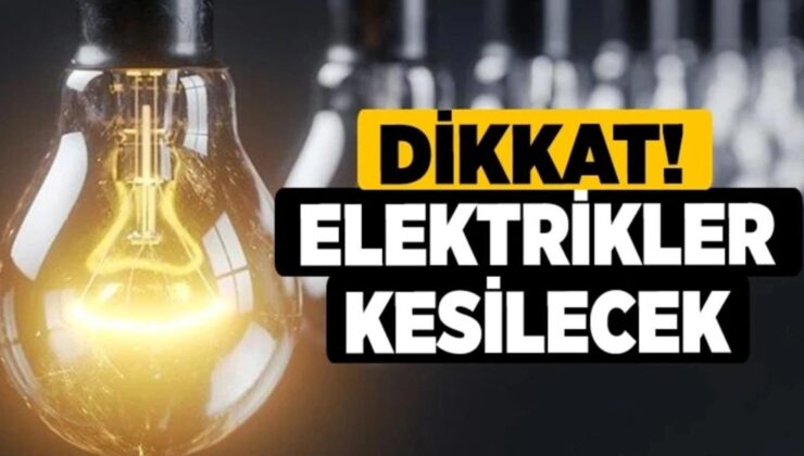 Edirne’de 3 saatlik elektrik kesintisi