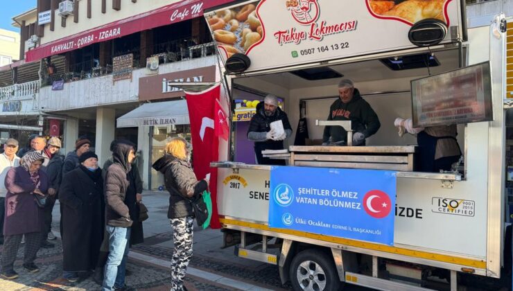 Ülkü Ocakları’ndan şehitler için lokma hayrı
