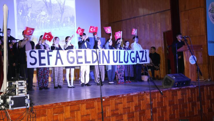 Atatürk’ün Edirne’ye gelişinin 93. yıl dönümü kutlandı