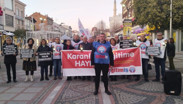 ‘Karanlıkta eğitime hayır’