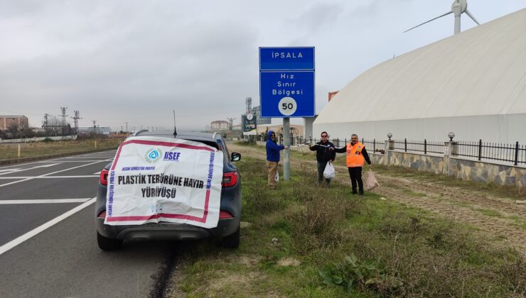 Kars’tan Edirne’ye kadar plastik çöp topladılar