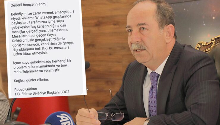 Belediyeden önemli uyarı!