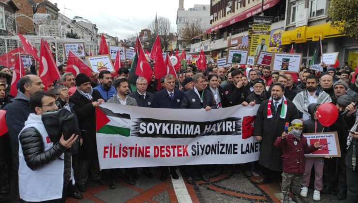 Filistin için yürüdüler