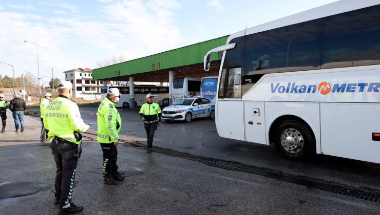 Şehirlerarası otobüslere sıkı denetim