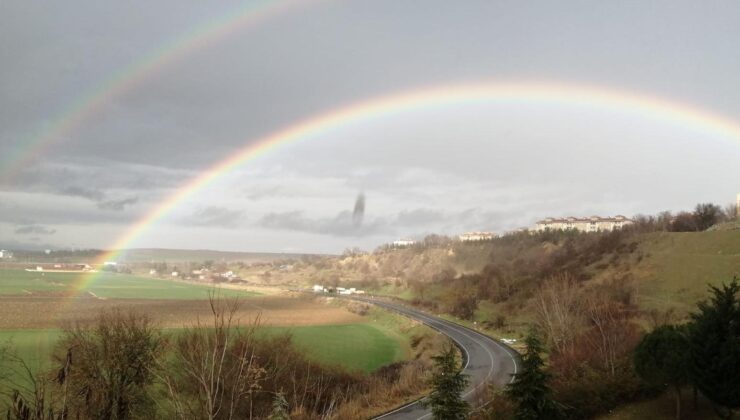 Gökkuşağı Edirnelileri hayran bıraktı