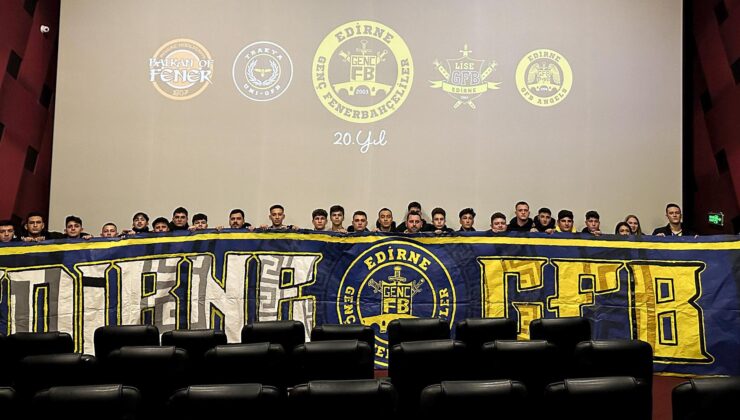 Genç Fenerbahçeliler “Zaferin Rengi” filmini izledi