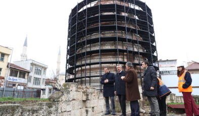 Makedon Kulesi’nde çalışmalar hızlandı
