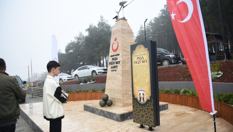 Paşa Yiğit Bey Anıtı açıldı