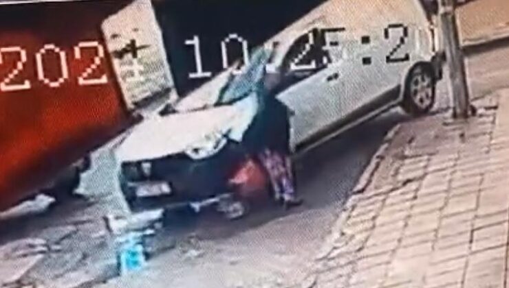 Hafif ticari aracın çarptığı kadın yaralandı