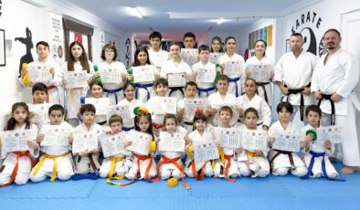 Karatecilerin kuşak sınavı