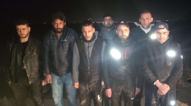 22 düzensiz göçmen yakalandı