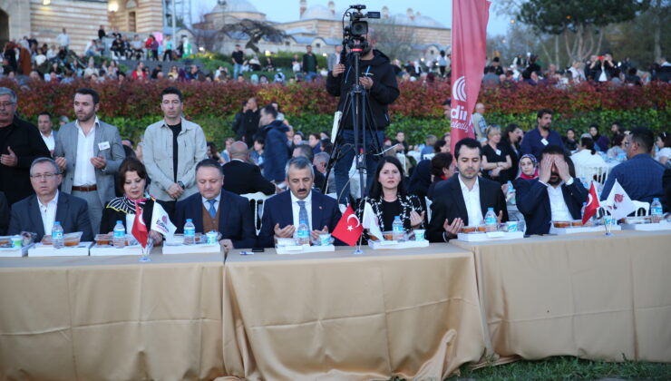 Binlerce kişi Edirne sofrasında buluştu