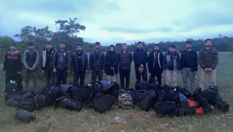 13 düzensiz göçmen yakalandı