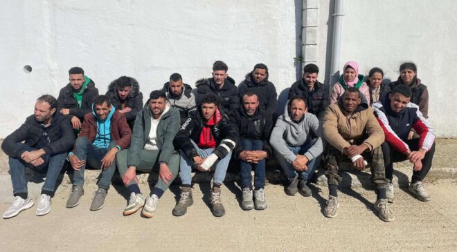 17 göçmen daha yakalandı