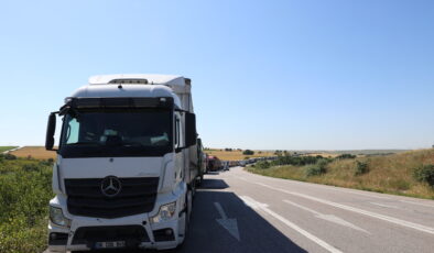 TIR kuyruğu 24 kilometreye ulaştı!