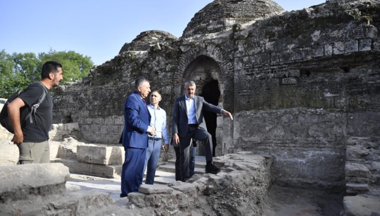 Gazi Mihal Hamamı restore ediliyor