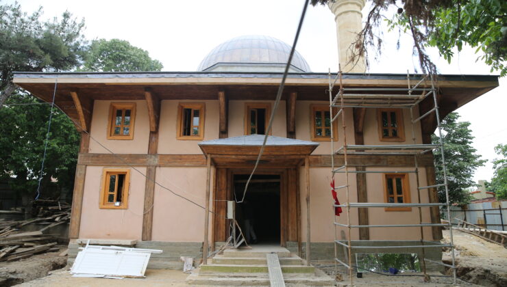 Cami restorasyonu için taş ocağı açıldı