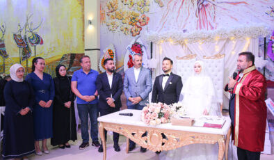 TÜGVA İl Temsilcisinin nikah şahidi oldu