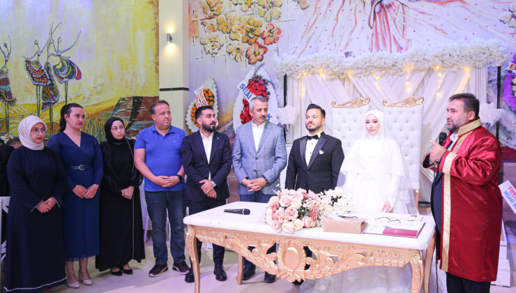 TÜGVA İl Temsilcisinin nikah şahidi oldu