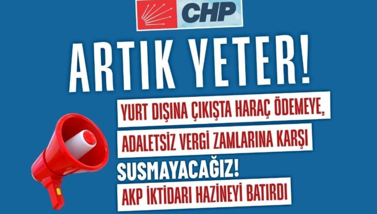 CHP ‘Artık yeter’ diyecek