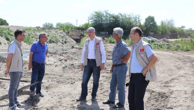 Tunca Nehri’nde incelemede bulundu