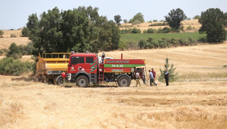 Hasat sırasında su tankeri bulundurulacak