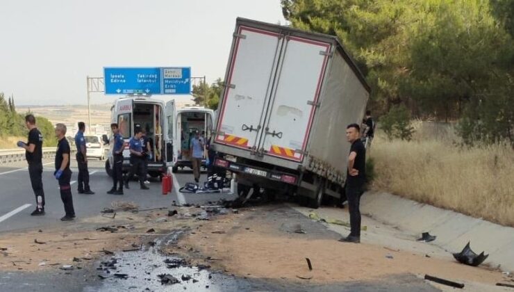 Keşan’da feci kaza!