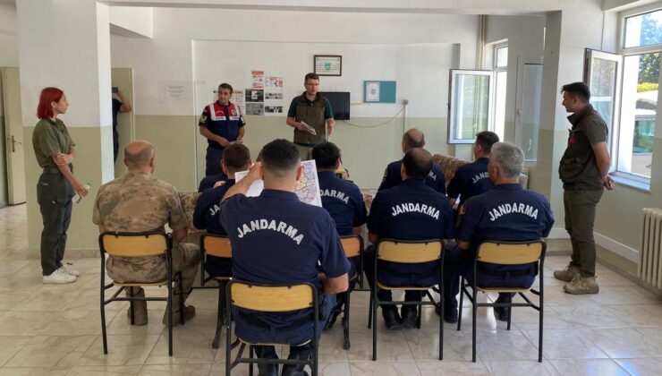 Jandarma personeline eğitim verildi
