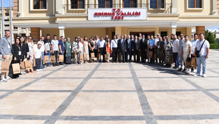 Makedonya’lı 45 öğretmen Edirne’yi keşfetti