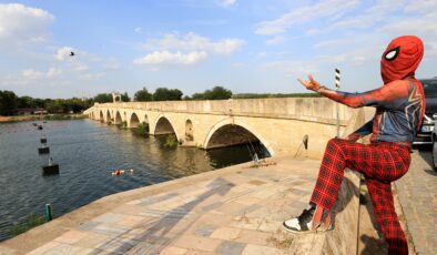 “Örümcek Adam” Edirne’de