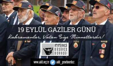 ADD, Gaziler Günü’nü kutladı