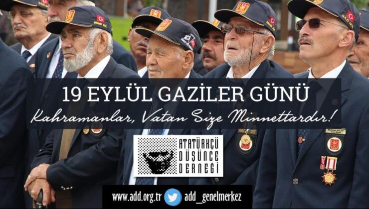 ADD, Gaziler Günü’nü kutladı