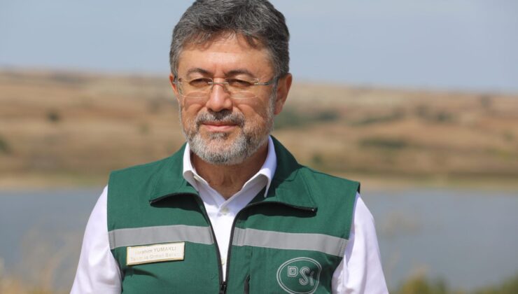 Bakan Yumaklı, Çakmak Barajı’nda incelemede bulundu
