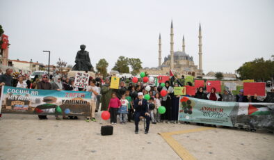 İsrail’i protesto ettiler