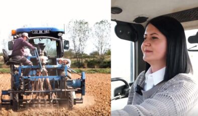 Başkan Akın traktöre bindi