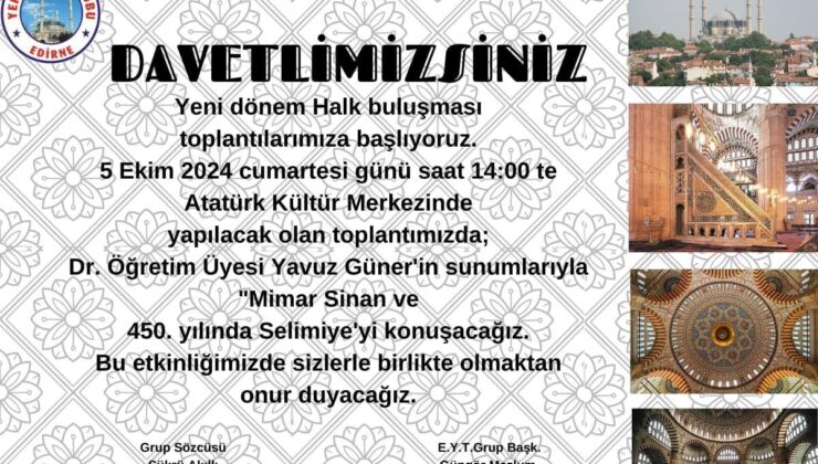 ‘Halk Buluşmaları’ başlıyor