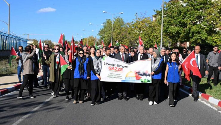 Yürüyüşe Vali Sezer de destek verdi