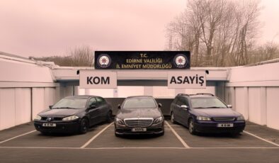 Edirne’de “change” oto şebekesine operasyon