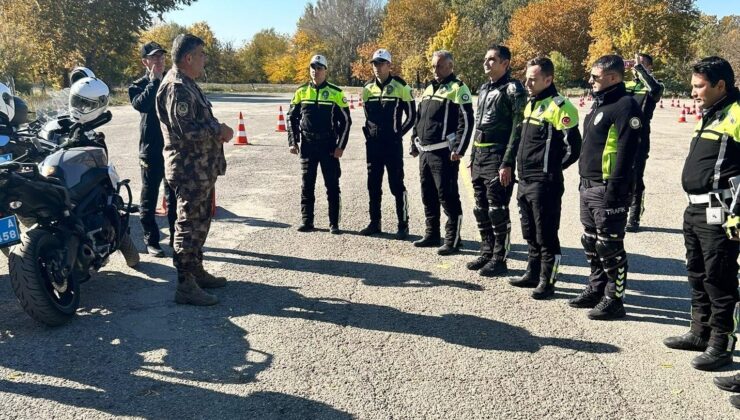 Motosikletli Polis Timlerine Eğitim