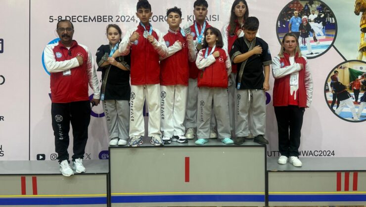 Edirneli sporcular Gürcistan’dan 7 madalyayla döndü