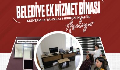 Belediye ek hizmet binası açıyor