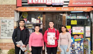 Edirne’de geleceğin gazetecileri iş başında