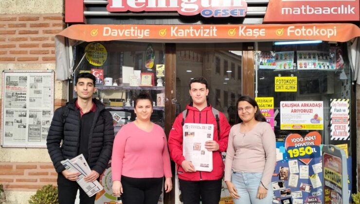 Edirne’de geleceğin gazetecileri iş başında