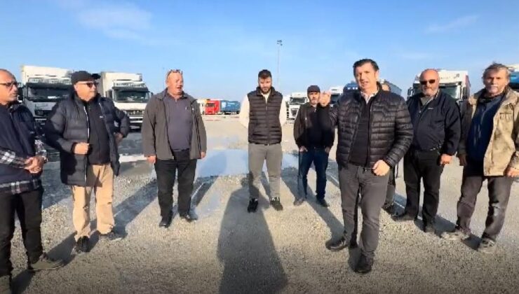 TIR şoförleri bir haftadır mağdur