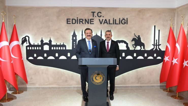 Hisarcıklıoğlu, Edirne’de ziyaretlerde bulundu