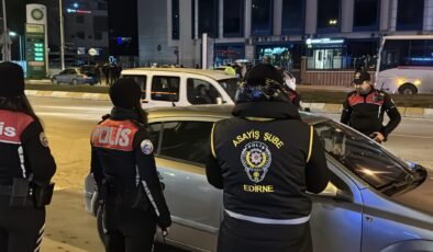 Edirne’de asayiş ve trafik denetimi