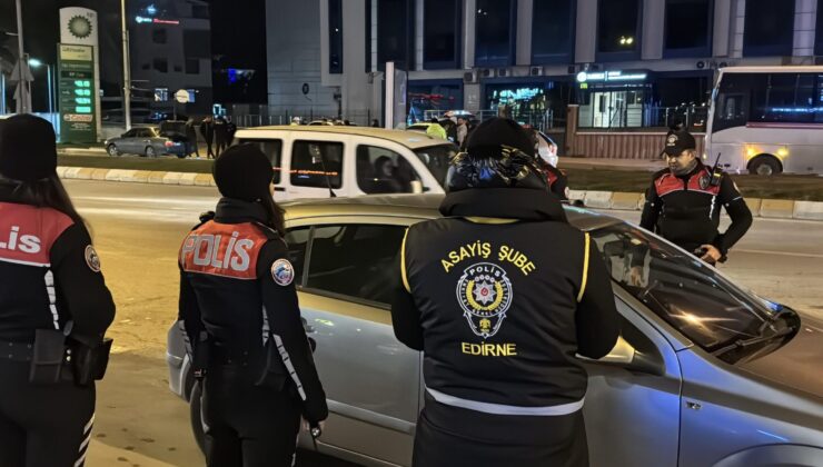 Edirne’de asayiş ve trafik denetimi