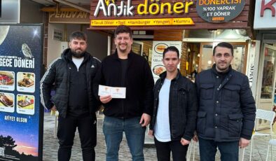 Edirnespor’a bir destek de dönerciden
